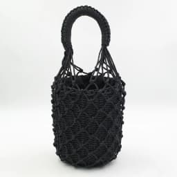 2 Pcs Woven Women Handbag Female Straw Mesh Bag Bohemian Summer Beach Bags Handmade Bucket Net Bag Rattan Knitte Top-handle Tote