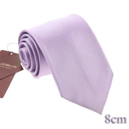Classic Men's Daily Waterproof Necktie Light Purple Unisex Wedding Tie Accessory Summer Gift Stripe Candy Color Solid Neck Ties