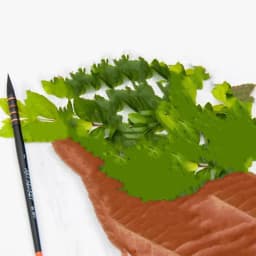 ArtSecret High-Grade Anti-Drop Squirrel Hair Watercolor Painting Brush 1PC Black&Red Fat Mop Hook Pen Round Head  65RPY