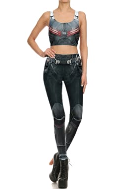 NADANBAO New BARBARIAN Skull Women Leggings Punk Skull Printed Legins High Elastic Fitness Pants Ladies Push-Up Legging