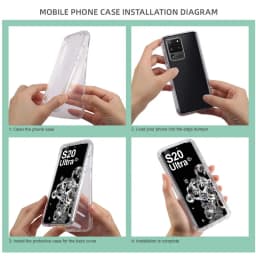 360 Protector Transparent Phone Case For Samsung Galaxy S26 S25 S24 S23 S22 S21FE S20 Plus S10 Note 20 Ultra A54 Full Cover