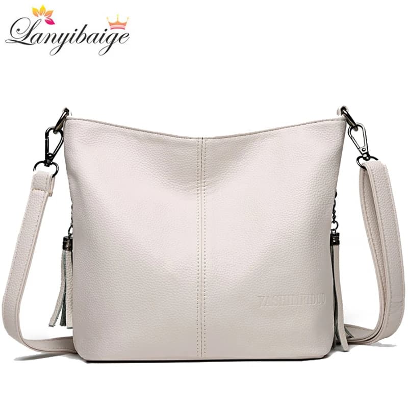Hand Crossbody Bags For Women 2026 New Luxury Designer Handbag Leather Tassel Shoulder Bags Purses And Handbags Tote Bag Bolsa