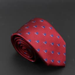 New Blue Printed Men's Tie Novelty Animal Fruit Pattern Neck Ties S lim Jacquard Woven High Quality Gravatas Accessories For Men
