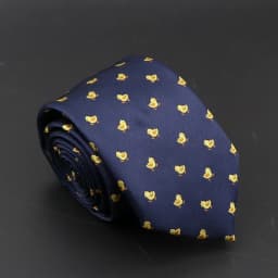 New Blue Printed Men's Tie Novelty Animal Fruit Pattern Neck Ties S lim Jacquard Woven High Quality Gravatas Accessories For Men