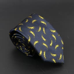 New Blue Printed Men's Tie Novelty Animal Fruit Pattern Neck Ties S lim Jacquard Woven High Quality Gravatas Accessories For Men