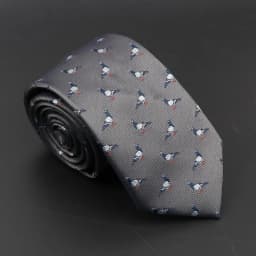New Blue Printed Men's Tie Novelty Animal Fruit Pattern Neck Ties S lim Jacquard Woven High Quality Gravatas Accessories For Men