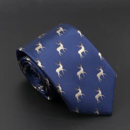 New Blue Printed Men's Tie Novelty Animal Fruit Pattern Neck Ties S lim Jacquard Woven High Quality Gravatas Accessories For Men