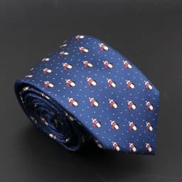 New Blue Printed Men's Tie Novelty Animal Fruit Pattern Neck Ties S lim Jacquard Woven High Quality Gravatas Accessories For Men