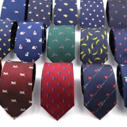 New Blue Printed Men's Tie Novelty Animal Fruit Pattern Neck Ties S lim Jacquard Woven High Quality Gravatas Accessories For Men