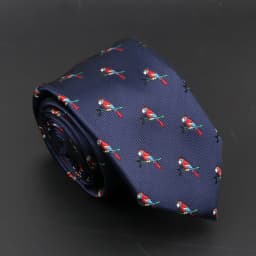 New Blue Printed Men's Tie Novelty Animal Fruit Pattern Neck Ties S lim Jacquard Woven High Quality Gravatas Accessories For Men