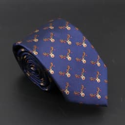 New Blue Printed Men's Tie Novelty Animal Fruit Pattern Neck Ties S lim Jacquard Woven High Quality Gravatas Accessories For Men