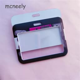 Cute Horizontal Lanyard Name Card Holder Student Hanging Neck Phone Lanyards Badge Door Subway Access ID Card Holders Case
