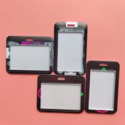 Cute Horizontal Lanyard Name Card Holder Student Hanging Neck Phone Lanyards Badge Door Subway Access ID Card Holders Case