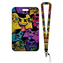 Cute Horizontal Lanyard Name Card Holder Student Hanging Neck Phone Lanyards Badge Door Subway Access ID Card Holders Case