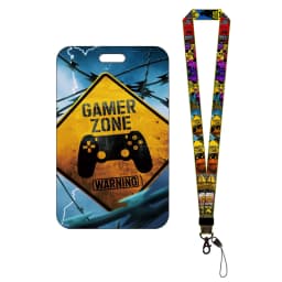 Cute Horizontal Lanyard Name Card Holder Student Hanging Neck Phone Lanyards Badge Door Subway Access ID Card Holders Case