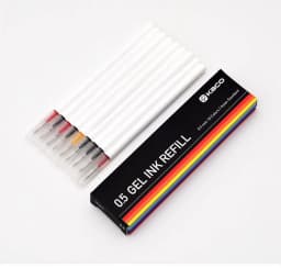10pcs/pack for Xiaomi Gel Pen Kaco 0.5MM Refill Blue/Black/Navy Blue Ink Retractable Sign Pen Ballpoint Pens for office School