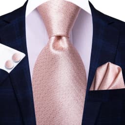 Hi-Tie Gifts For Men Purple Lavender Solid Men's Tie Luxury NeckTie Hanky Cufflinks Set Formal Dress Ties For Men Wedding