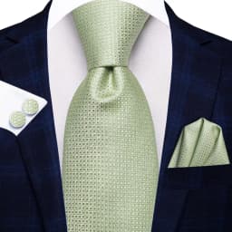 Hi-Tie Gifts For Men Purple Lavender Solid Men's Tie Luxury NeckTie Hanky Cufflinks Set Formal Dress Ties For Men Wedding