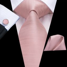 Hi-Tie Gifts For Men Purple Lavender Solid Men's Tie Luxury NeckTie Hanky Cufflinks Set Formal Dress Ties For Men Wedding
