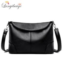 Soft Leather Crossbody Bags for Women 2026 Luxury Handbags Women Bags Designer Female Casual Hand Shoulder Bag Bolsos De Mujer
