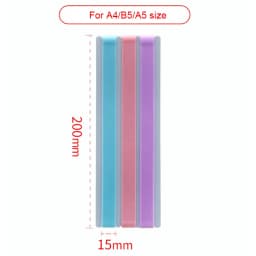 Fromthenon A4 A5 B5 Notebooks Cover Silicone Elastic Band Color Rubber Bands Bandage for Planner Scrapbooking Business Card Book