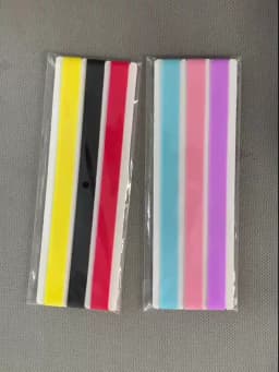 Fromthenon A4 A5 B5 Notebooks Cover Silicone Elastic Band Color Rubber Bands Bandage for Planner Scrapbooking Business Card Book