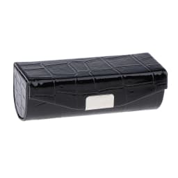 Soft PU Leather Alligator Textured Lady Lipstick Holder Case with Mirror