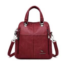Designer Leather Luxury Handbags Multifunction Women's Shoulder Bag 2026 Travel Backpack Mochila Feminina Sac for Stylish Women