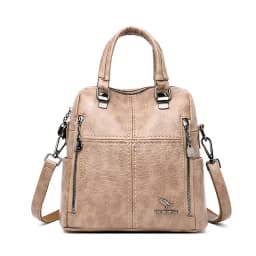 Designer Leather Luxury Handbags Multifunction Women's Shoulder Bag 2026 Travel Backpack Mochila Feminina Sac for Stylish Women