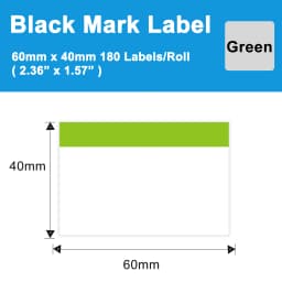 DEONTGER Thermal White Synthetic Labels Paper 10 Rolls for P1/DP23/DP30 Adhensive Scratchproof Waterproof Tear Resistant Sticker