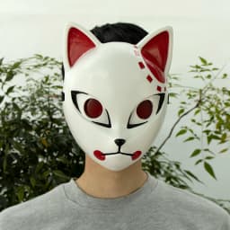 Anime Demon Kimetsu No Yaiba Tanjirou Sabito Makomo Cosplay Masks Halloween Costumes Accessories Party Props Gifts