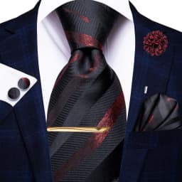 Hi-Tie Yellow Brown Paisley Tie For Men Men's Tie Clip Gift For Men Luxury Necktie Hanky Cufflinks Set Formal Wedding