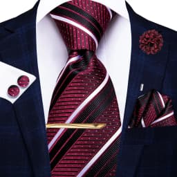 Hi-Tie Yellow Brown Paisley Tie For Men Men's Tie Clip Gift For Men Luxury Necktie Hanky Cufflinks Set Formal Wedding
