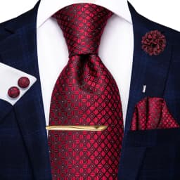 Hi-Tie Yellow Brown Paisley Tie For Men Men's Tie Clip Gift For Men Luxury Necktie Hanky Cufflinks Set Formal Wedding