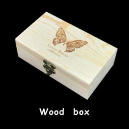 JEMYGINS Original New Design Bow Tie Natural Feather Exquisite Hand Made Men Luxury Bow Tie Wooden Gift Box Set Wedding Party