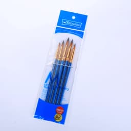 5Pcs Paint Brushes Set Nylon Painting Brush Short Rod Oil Acrylic Brush Watercolor Pen High Quality Professional Art Supplies