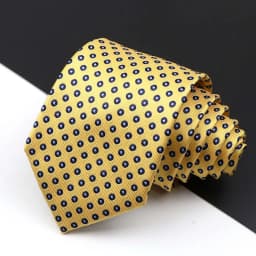 Fashion Men's Business Tie Classic 8CM Stripe Plaid Polyester Jacquard Necktie Red Blue Black High Quality Daily Wear Cravat
