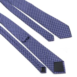 Fashion Men's Business Tie Classic 8CM Stripe Plaid Polyester Jacquard Necktie Red Blue Black High Quality Daily Wear Cravat