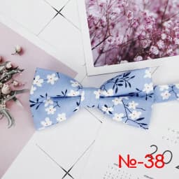 Mens Floral Bow Tie Flexible Bowtie Smooth Necktie Soft Cotton Butterfly Decorative Pattern Dot Flower Print Bow Ties
