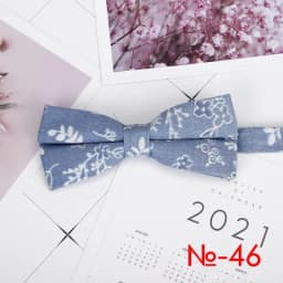 Mens Floral Bow Tie Flexible Bowtie Smooth Necktie Soft Cotton Butterfly Decorative Pattern Dot Flower Print Bow Ties
