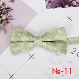 Mens Floral Bow Tie Flexible Bowtie Smooth Necktie Soft Cotton Butterfly Decorative Pattern Dot Flower Print Bow Ties