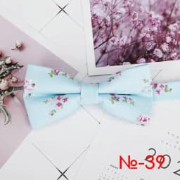 Mens Floral Bow Tie Flexible Bowtie Smooth Necktie Soft Cotton Butterfly Decorative Pattern Dot Flower Print Bow Ties
