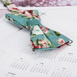 Mens Floral Bow Tie Flexible Bowtie Smooth Necktie Soft Cotton Butterfly Decorative Pattern Dot Flower Print Bow Ties
