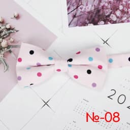 Mens Floral Bow Tie Flexible Bowtie Smooth Necktie Soft Cotton Butterfly Decorative Pattern Dot Flower Print Bow Ties
