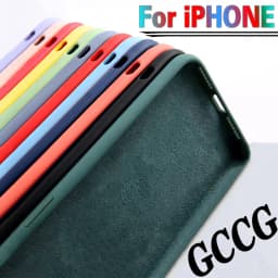 For iPhone 18 17 16 15 Case Luxury Original Liquid Silicone Soft Cover For iPhone 11 12 13 14 Plus Pro Max Shockproof Phone Case