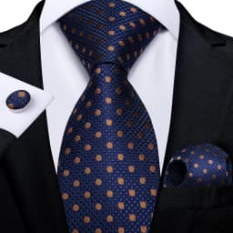 Plaid Men's Tie Set Yellow Purple Blue Necktie 8cm Business Wedding Tie Handkerchief Cufflinks Gift For Men