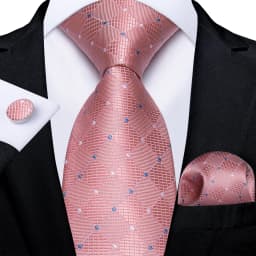 Plaid Men's Tie Set Yellow Purple Blue Necktie 8cm Business Wedding Tie Handkerchief Cufflinks Gift For Men