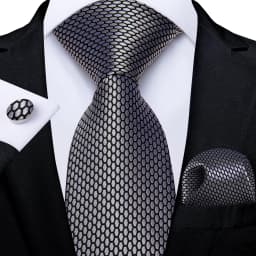 Plaid Men's Tie Set Yellow Purple Blue Necktie 8cm Business Wedding Tie Handkerchief Cufflinks Gift For Men