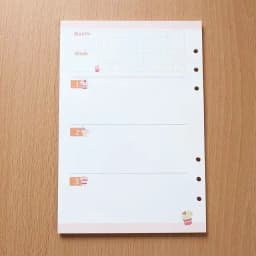 Sharkbang 40 Sheets A5 A6 Loose Notebook Refill Spiral Binder Index Inside Page Monthly Weekly To Do List Paper Stationery