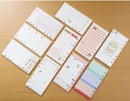 Sharkbang 40 Sheets A5 A6 Loose Notebook Refill Spiral Binder Index Inside Page Monthly Weekly To Do List Paper Stationery